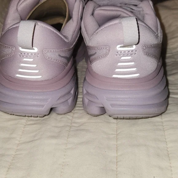 Hoka☆ Bondi 8 Lilac Marble Sneaker - Picture 7 of 8